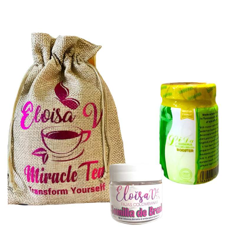 Lida booster + semilla brazil + miracle tea combo